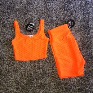 Orange 2 Piece Set